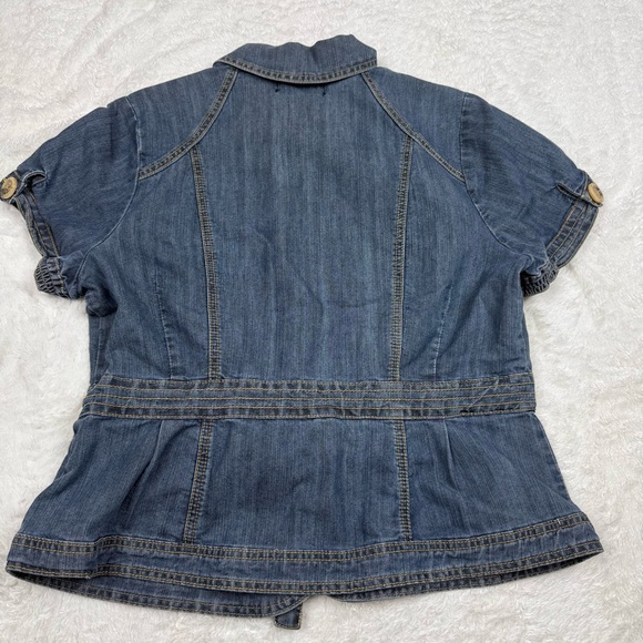 Lane Bryant Classic Blue Denim Jacket - Picture 4 of 5